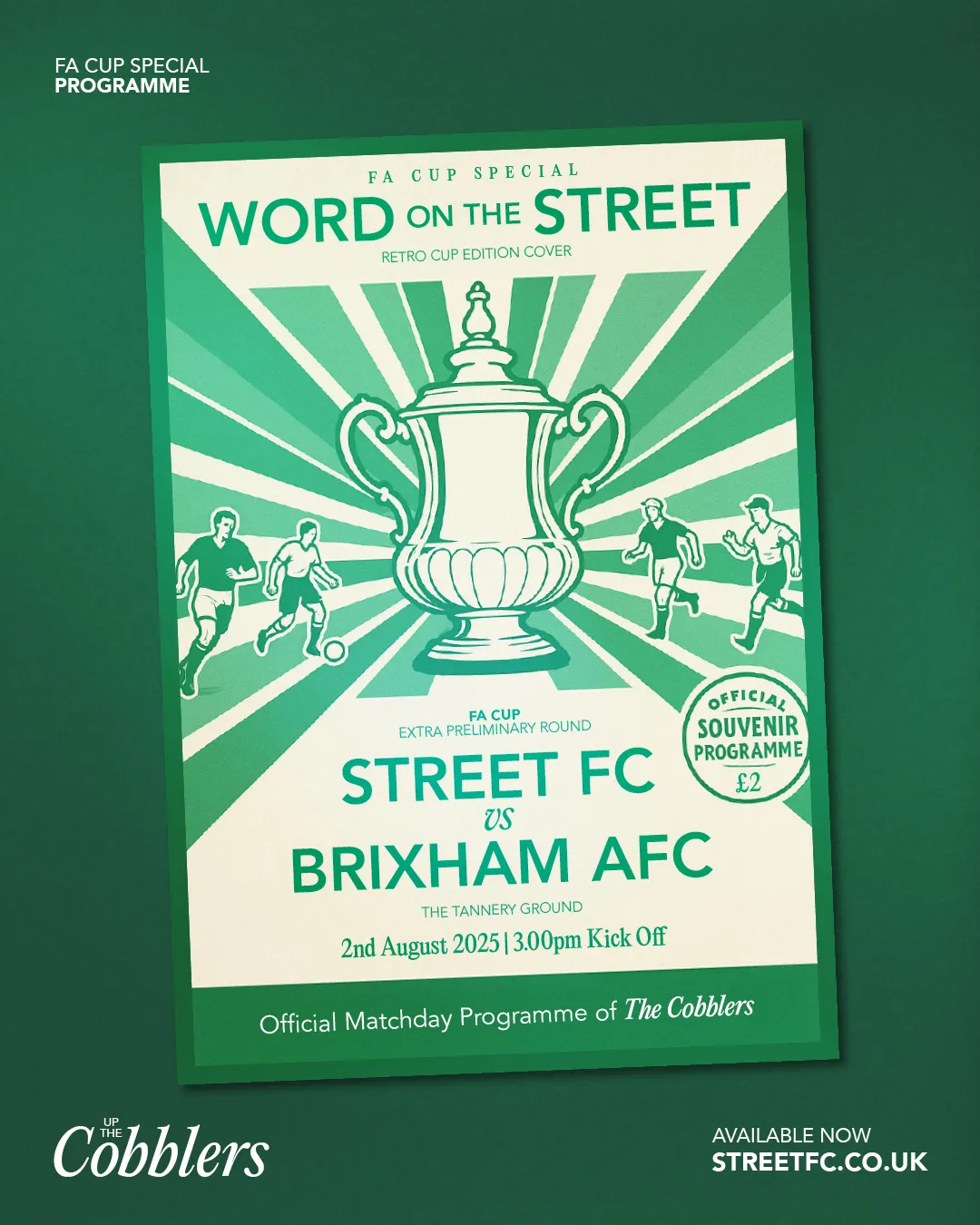 Matchday FA Cup_Brixham AFC_Programme Matchday FA Cup_Brixham AFC_Programme
