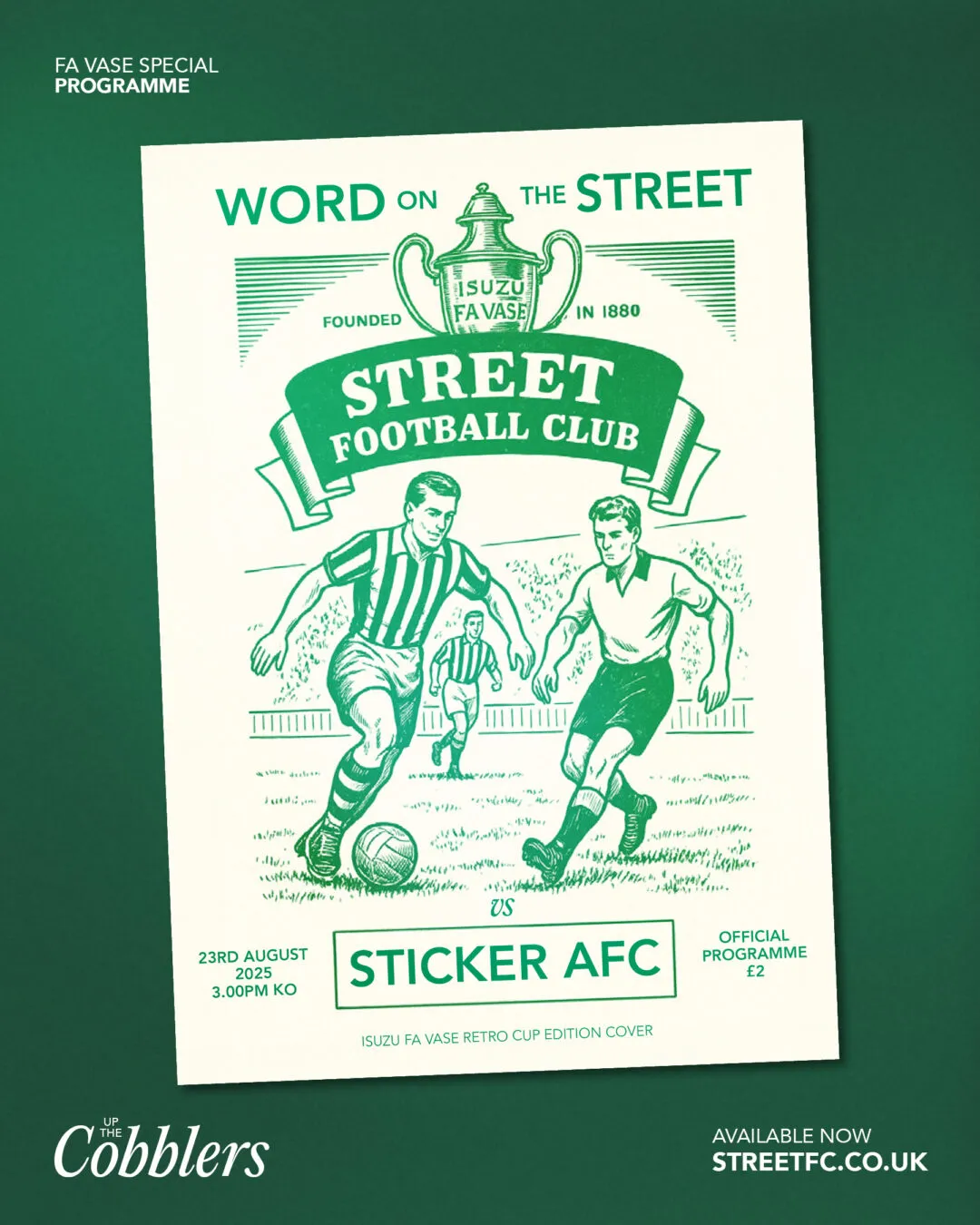 Matchday FA Vase_Sticker_Programme Matchday FA Vase_Sticker_Programme